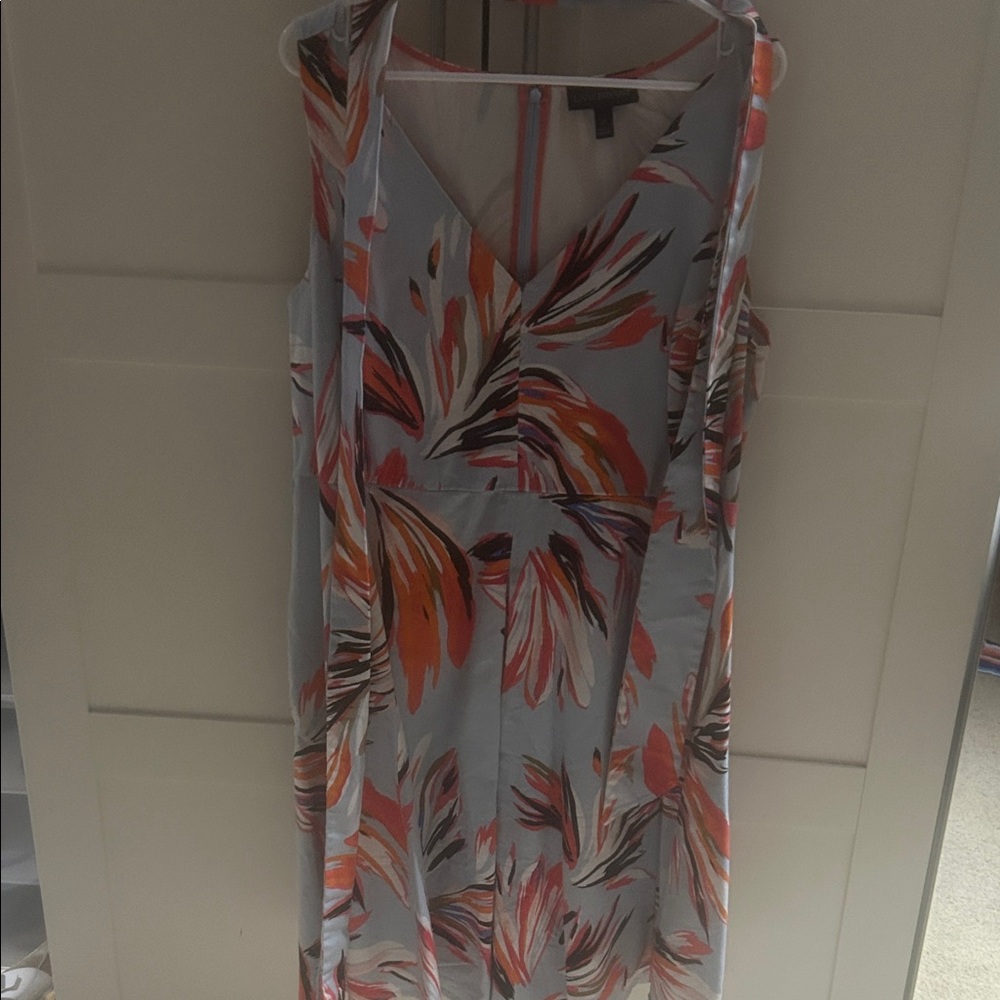 Lane Bryant Multicolor Floral Maxi Dress